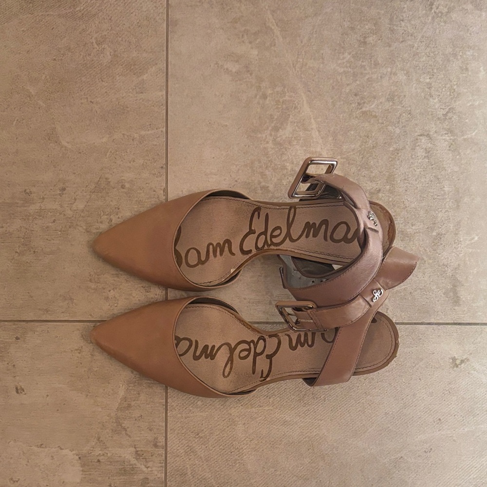 Sam Edelman Women's Nude Kitten Heel